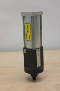Hydropneumatische cilinder KC1 vooraanzicht
