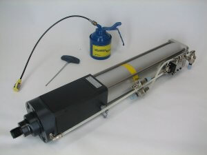 Snelslag hydro-pneumatische krachtcilinder